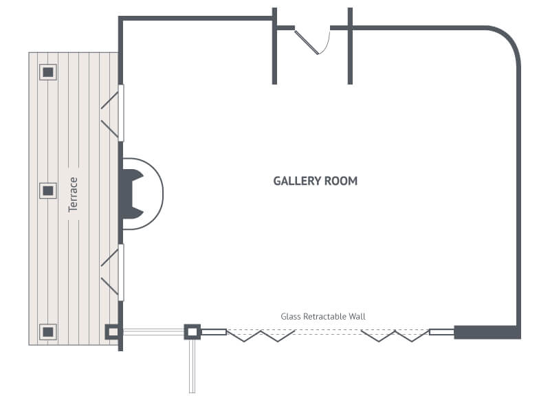 gallery room diagram map