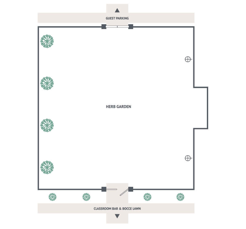 Herb Garden Venue diagram